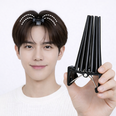 에노브 초강력 뿌리 볼륨 헤어핀, 1개, 블랙