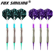 여우 스마일링 소프트 다트 나일론 팁 및 포함 실내 게임용 전자 핀 18g 6 개, 01 6pcs 18g