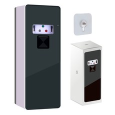 에어플로 프리미엄 방향제 자동분사기 (베이직 블랙), 미포함 (분사기만 구입), 1개, 280ml