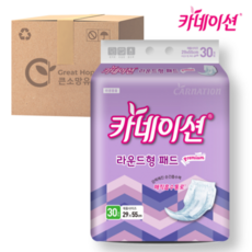 카네이션 프리미엄 라운드형 속기저귀(4회분) 성인기저귀, 30개입, 8개