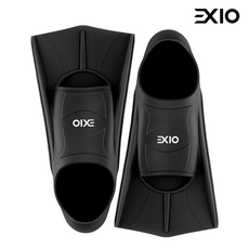 오리발 숏핀 스노쿨링 + 메쉬백 증정 사이즈 200mm~290mm, 블랙