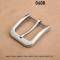 고급 304 스테인리스 스틸 핀 버클 액세서리 프리미엄 벨트 캐주얼 복장용 남녀, 07 060b