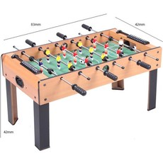 皇冠 桌上足球台 83x42cm 兒童玩具桌遊, 1個, 皇冠家用款（長腳款）