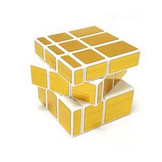 3X3 퍼즐 장난감 큐브 개발 미러 휴대용 골드 두뇌 놀이