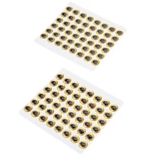 100 개/몫 낚시 미끼 눈 플라이 묶기위한 물고기 눈 3D 홀로그램 스티커 6/8/10/12mm 전문 미끼 물고기 눈, 01 8mm, 01 China Mainland, 03 Gold