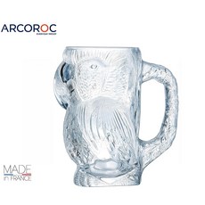 ARCORCO 法國樂美雅 3D立體浮雕啤酒杯 鸚鵡 900mL, 1個