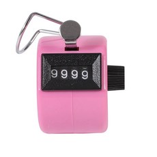 手持式四位數計數器，輕巧便攜，精準記錄，適用於運動、庫存等多種場合, 不挑色, 1個