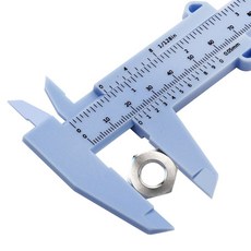플라스틱 아날로그 캘리퍼스 버니어 150mm, 블루