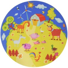 Digio 2 재활용 마우스 패드 LOVE EARTH 팜 MUP-906B, ファーム, 1개