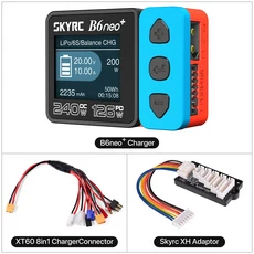 새로운 ​ SKYRC B6neo+ 스마트 충전기 DC240W 다국어 소형 밸런스, 04 set1