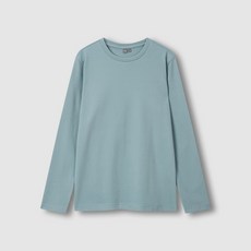 JAJU 여 기모 긴팔 티셔츠(IVORY/ CHARCOAL/ BLACK/ MINT BLUE) 650029