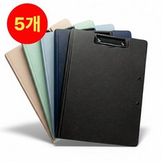 로디움 양방향 덮개형 A4 파일 케이스 파일철 클립보드, 5개, 혼합