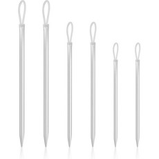 울 니들 실밥용 실밥 뜨개질 코바늘 자수용 대형 눈 마감 바늘 6개, 울 니들 실밥용 실밥 뜨개질 코바늘 자수용 대형 눈 마