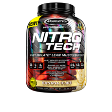 Muscletech Health Nitro-Tech香蕉 Bliss, 1.81kg, 1個