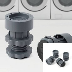 마리사라 소음방지 높이조절 세탁기 받침대 4p세트 스크류A 세탁기거치대, 상세페이지 참조, 상세페이지 참조