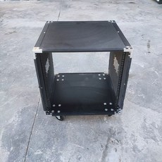 음향 랙케이스 항공 장비 12U 프레임 렉케이스 캐비넷 캐비닛, A. 10U 검정 알루미늄 캐비닛 도어 없음, 10U 블랙 없음