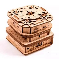 클루박스 SPACE BOX 60분 방 탈출 게임 3D 직소 퍼즐 데이비 존스, 데이비드 존스 [완제품], 1개