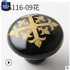 세라믹 캐비닛 손잡이와 손잡이 단색 찬장 문 서랍은 가구 하드웨어 손잡이를 당깁니다, 색상: 26. LS116-04 flowers