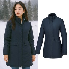 콜핑 여성 겨울 다이아 퀄팅 중기장 보온 등산 패딩 자켓 KSC673RJ7W