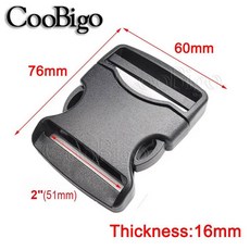 파라코드 32mm 웨빙 릴리스 액세서리 가방 38mm 20mm 전술 50mm 남성용 스트랩 플라스틱 클립 버클 팔찌 25mm 벨트, 1pc_WebbingSize 51mm, WebbingSize 51mm, 1개