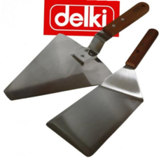 뒤집게 우든 손잡이 뒤집개 부엌 요리튀김 터너, 우든 삼각피자 터너