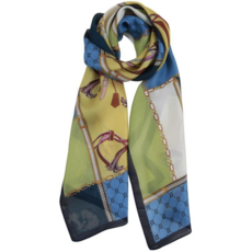 엘르 제나벨 실크 롱 스카프 SE449S307