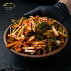 전라도 아짐씨 국내산 100% 양념 맛있는 무침 고깃집 대파김치, 1개, 2kg