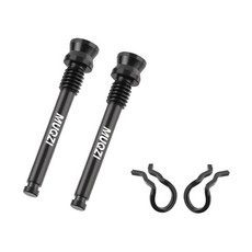 2pcs 티타늄 볼트 자전거 디스크 브레이크 캘리퍼스 경량 장착 나사 고정 클립이 있는 로드 MTB 디스크 브레이크 패드 볼트, [02] Black, 1개