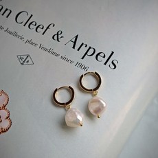 천연 담수진주 바로크 쥬얼리 여성 진주목걸이 귀걸이 팔찌 우아한 스타일