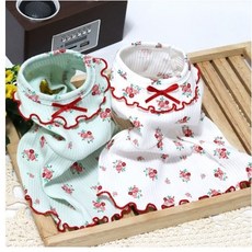 다솜아뜨샵 국내제작 한송이 꽃같은 강아지 로지 프릴 원피스, 1개, 민트