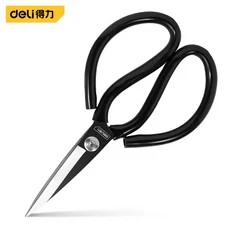 델리 8 인치 가위 골판지 카펫 직물 가죽 고무 플라스틱 절단 용 스테인레스 스틸 다목적 날카로운, 한개옵션2, 한개옵션1, 01 200x105mm