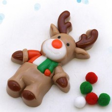 크리스마스 자광 산타말랑이-소형1p 겨울 모찌인형 산타스퀴시 캐릭터 루돌프 말랑이 눈사람, 산타할아버지