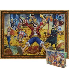 퍼즐피플 원피스 직소퍼즐 500피스 시리즈, 보물더미 500P 액자포함(엔틱골드), 1개