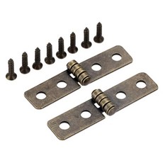 2Pcs 보석 나무 상자 가구 장식 경첩 골동품 청동 서랍 캐비닛 도어 수하물 사각형 4 5813mm
