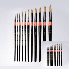수채화붓 8호 1개입 수채화그림 미술도구
