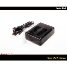 Insta360 USB 雙槽電池充電器, 1個, USB雙槽充電器 (不含電池) * 1