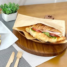 와플봉투 크라프트 ㄷ자형 특대(200매) 26x23+15, 1개, 200개