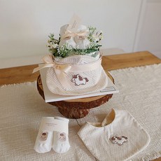 [2026 말띠 아기 출산백일선물] 꽃길 포니 1단 기저귀케이크, 1개, 돌선물 (하기스 5단계)