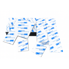 LOZY 초강력 3M EVA 폼 정사각 직사각 양면테이프 강력 접착 스티커 거치대 DIY 고정용, 정사각(3cmX3cm), 10개, 블랙