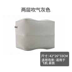 자체 팽창식 휴대용 여행 발받침 베개 비행기 기차 자동차 높이 조절 가능 패드 1/2/3 레이어