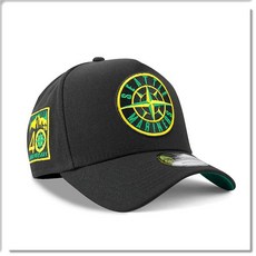 New Era 9FORTY 羅紋接縫 彎簷帽 黑色 40週年紀念款 棒球帽, 1個