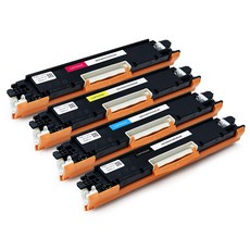 모노테크 HP 호환 토너 세트 CF350A, 1세트, 검정+파랑+빨강+노랑