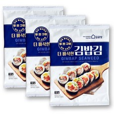 광천김공장 더바삭한 김밥김, 3개, 12g