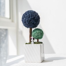 SCANDIAMOSS 親子苔蘚盆栽, 07_經典藍, 1個