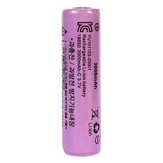 모이스 KC인증 리튬이온 배터리 3000mAh 보호회로 충전지 과전압방지 충전식 건전지, 1개, 1개입