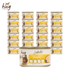 허그플러스 도그 참치와 퀴노아 습식사료, 24개, 90g, 참치