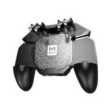 MEMO 六指連動 手機散熱手把 D059 半導體製冷 吃雞神器 遊戲手把 散熱手柄 手遊輔助, 黑, 1個, DL88