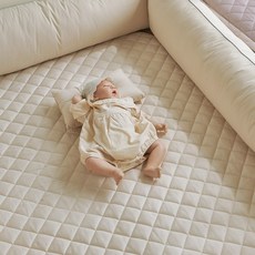 파스텔 순면 유아 방수패드, Beige, 1개