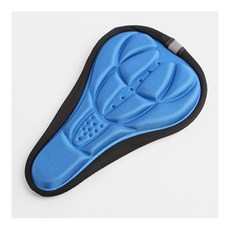 메모리폼 쿠션 자전거 안장커버 블루 자전거쿠션 안장방석
