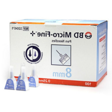 BD 인슐린 펜니들 마이크로파인 멸균 주사침 바늘 31G 8mm 100개 320471